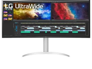 מסך מחשב ''38 קעור UltraWide QHD IPS עם USB Type C תומך FreeSync תוצרת LG דגם: 38WP85CP-W
