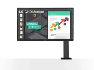 מסך מחשב "27 Ergo QHD IPS עם ™USB Type-C תומך ב FreeSync™ / HDR10 תוצרת LG דגם: 27QN880P-B